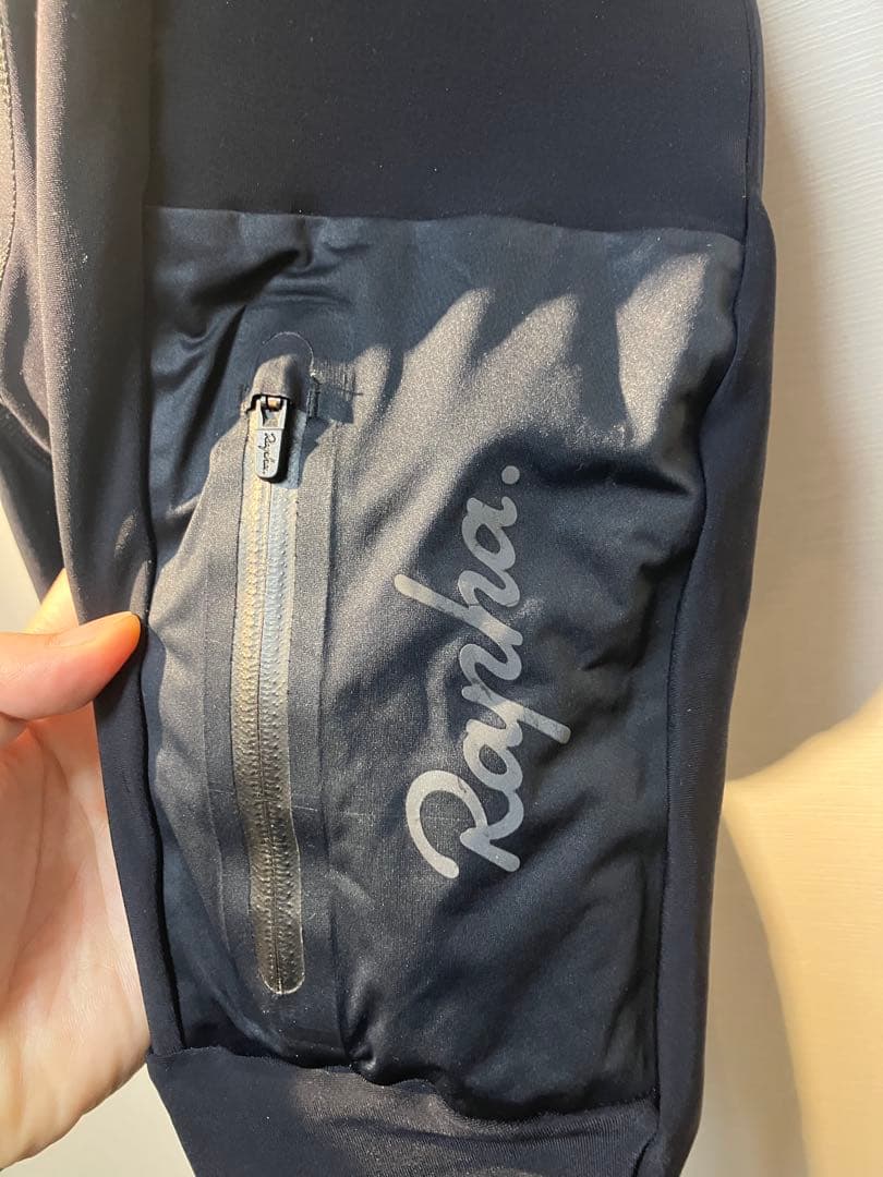 Rapha ラファ ウィンタービブタイツ M 裏起毛 ポケット付き