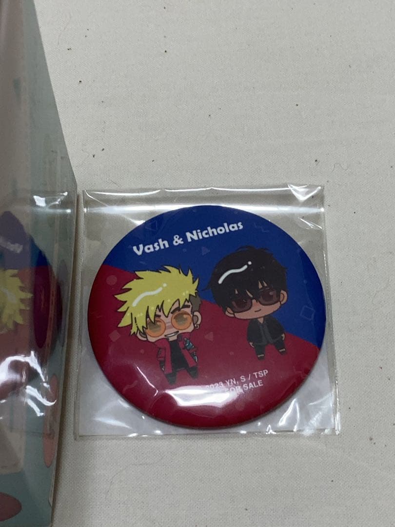 TRIGUN ちょこんと！マット缶バッジ10個入り箱　予約特典缶バッジ付き