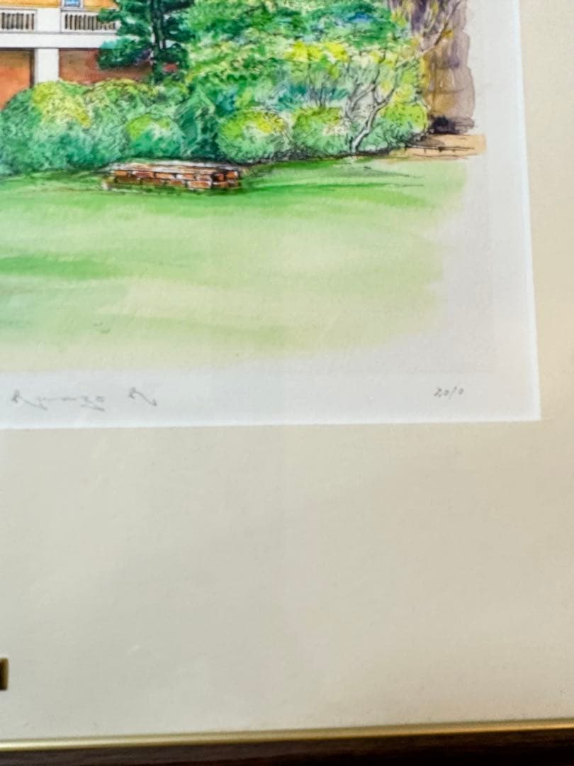 【小阪謙造】絵画 同志社大学のアーモスト館
