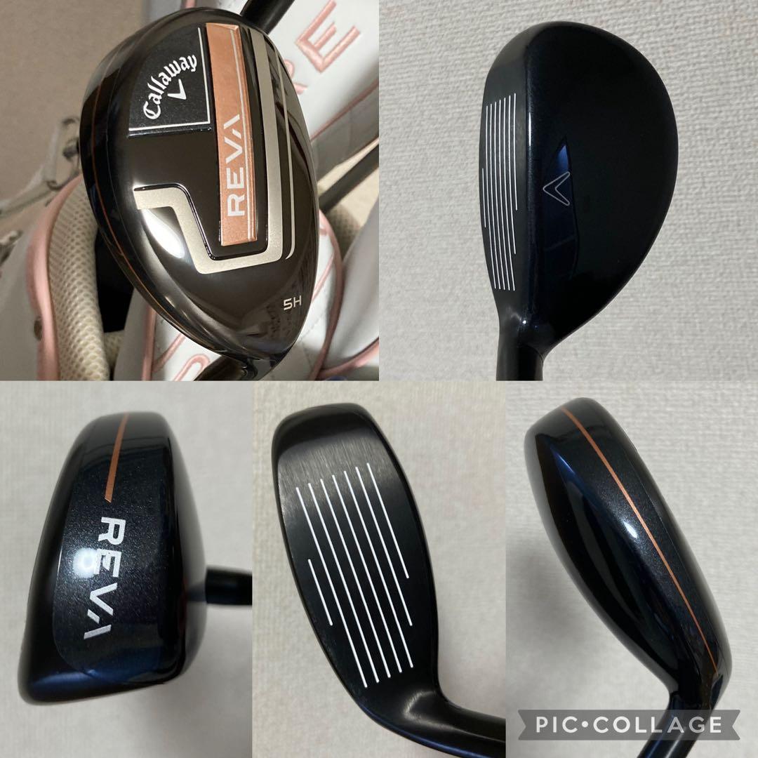 美品 レディース 初心者 キャロウェイREVA ゴルフクラブ 9本セット バッグ