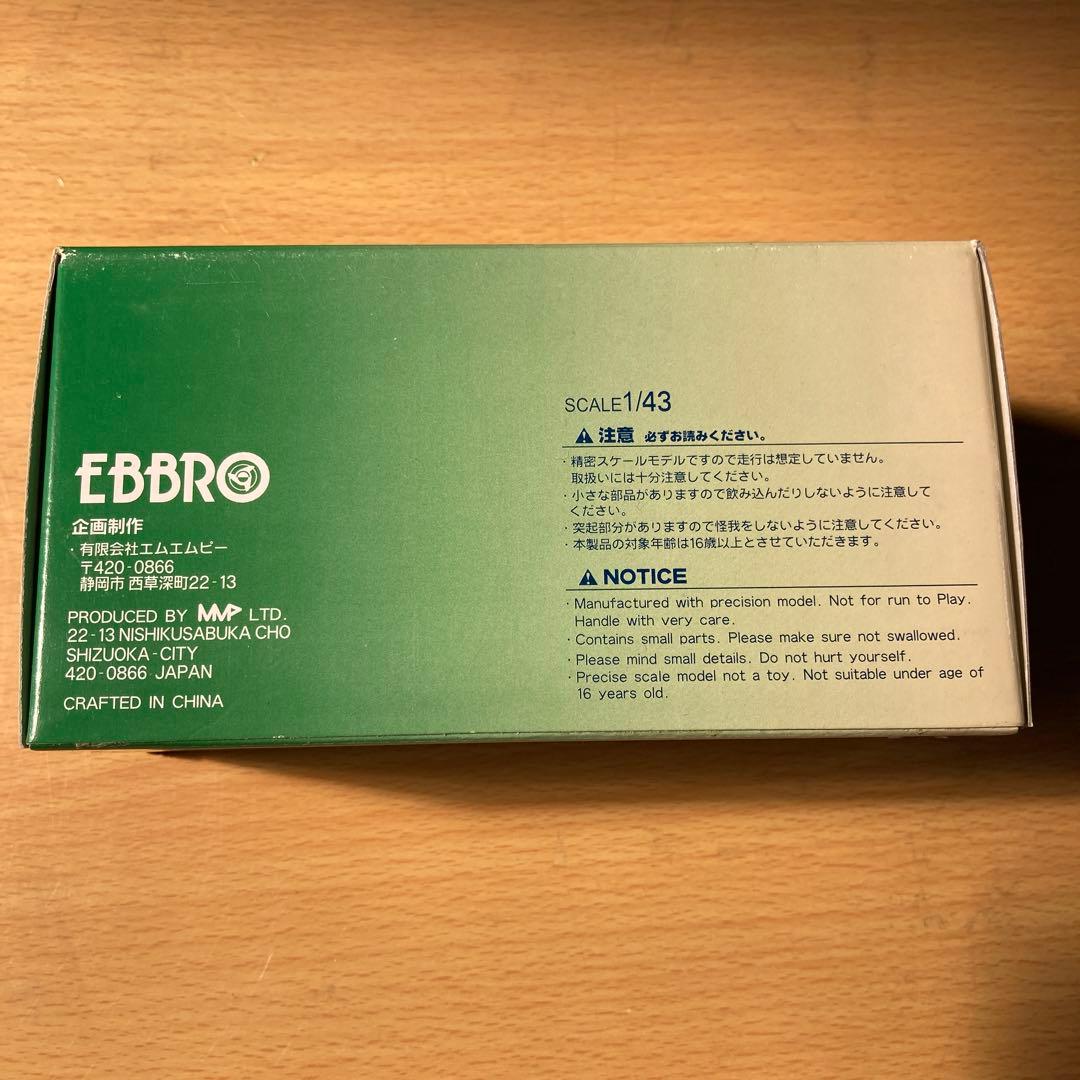 EBBRO トヨタ セリカ 1600GT ホワイト 1/43