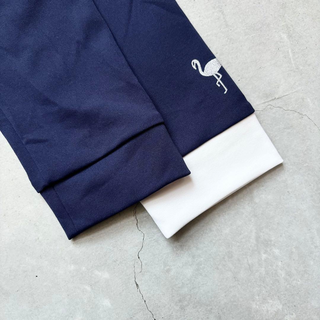 【美品】Jun&Ropé ジュン&ロペ モックネック 長袖プルオーバー ネイビー