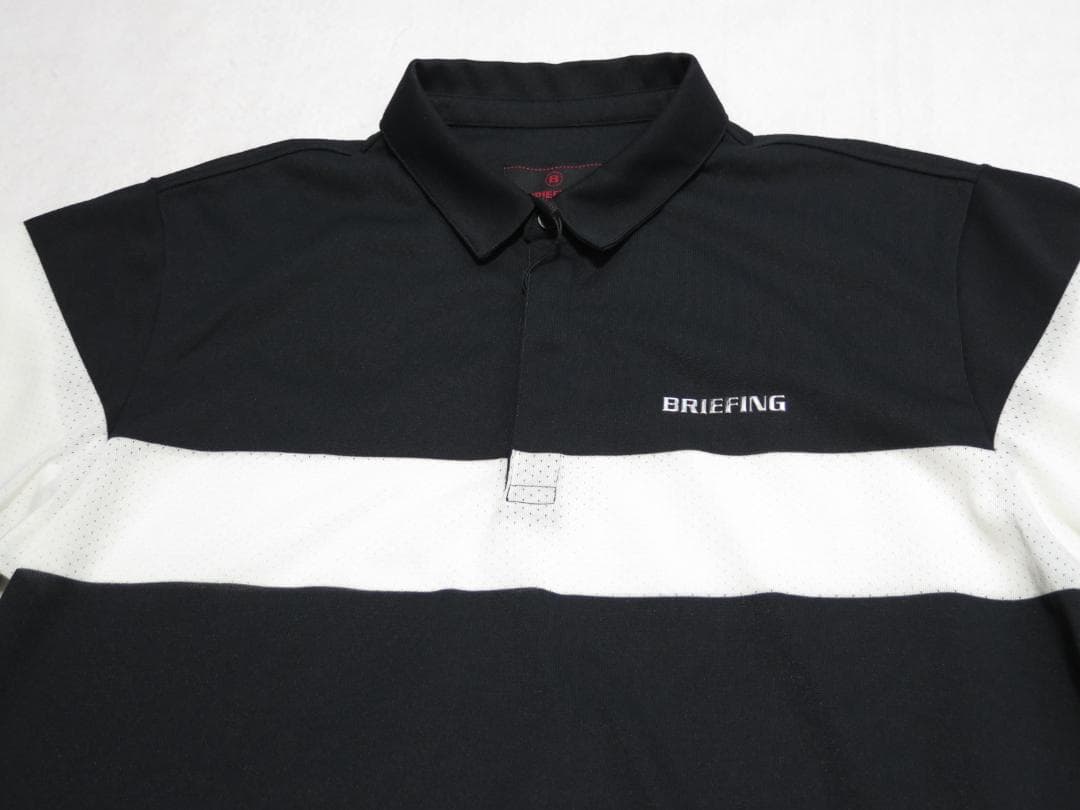 BRIEFING GOLF ブリーフィングゴルフパネル メッシュ半袖ポロシャツⓂ