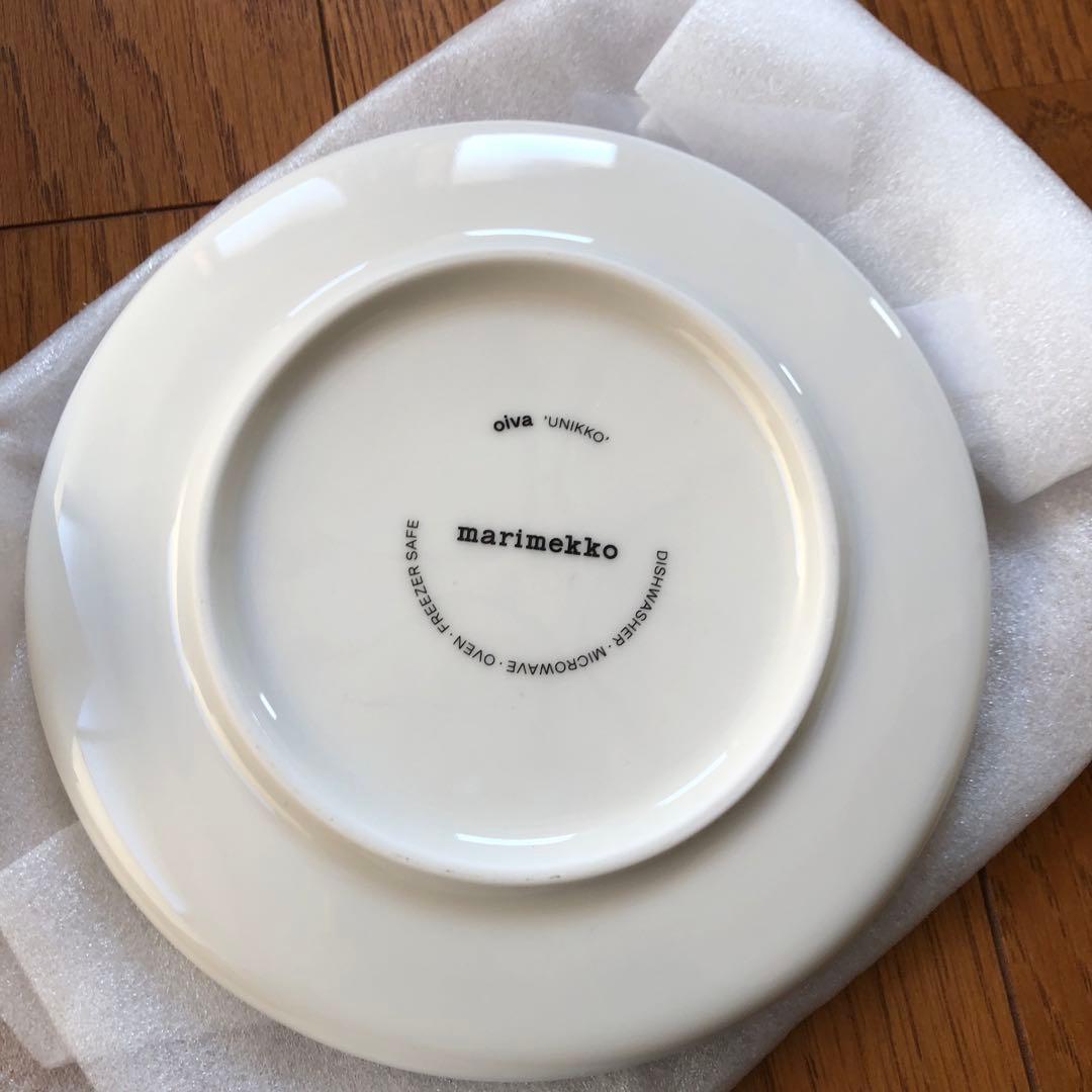 【マリメッコ】ボウルとプレート2枚の食器3点セット