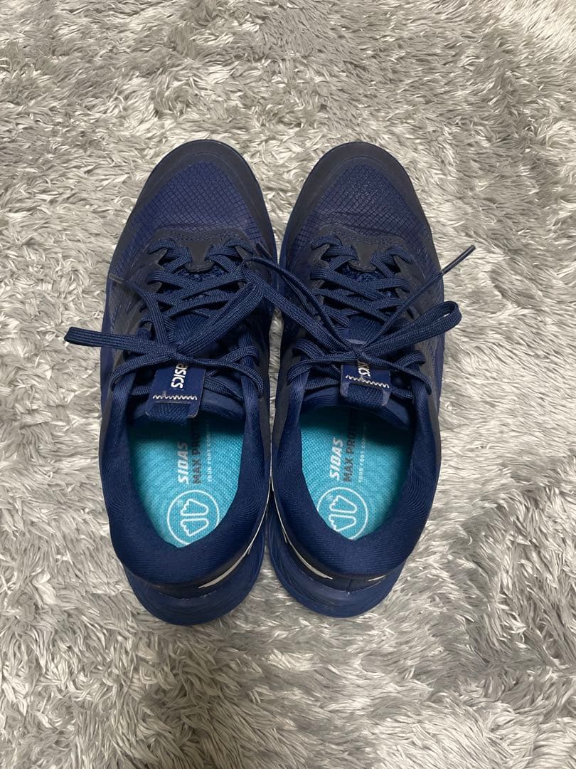 ASICS UNPRE ARS ネイビー バスケットシューズ