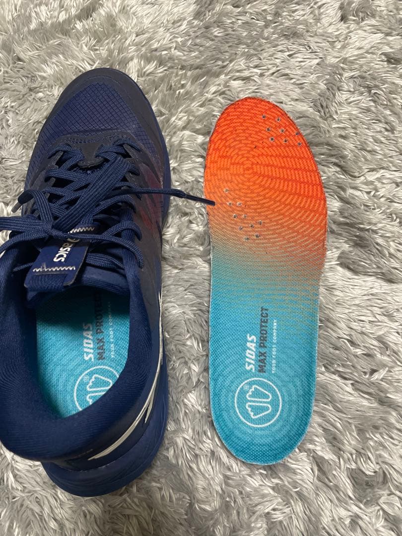 ASICS UNPRE ARS ネイビー バスケットシューズ