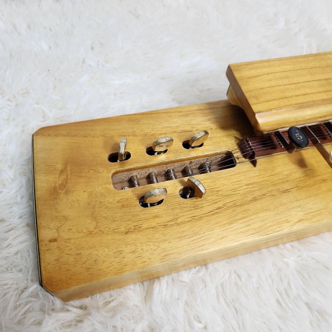【美品♪アンプ音出し確認済】スズキ 高級手工芸 大正琴 桐 電気