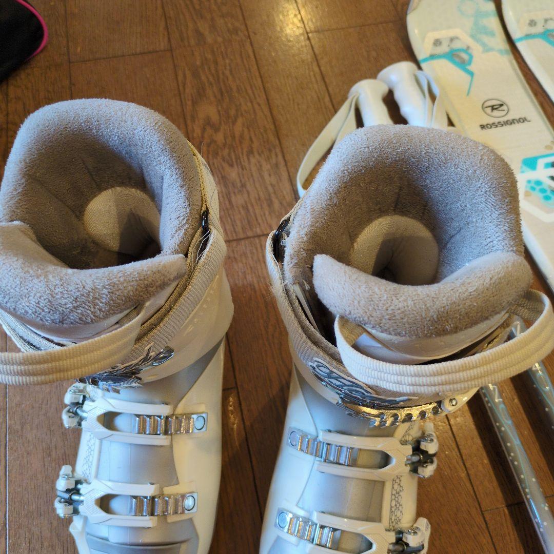 ROSSIGNOL 152cm レディース用スキーセット ブーツ24.0〜