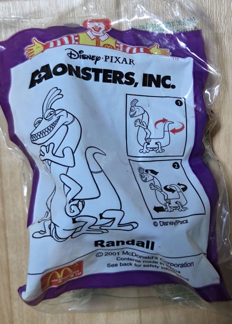 2001年製 マクドナルドハッピーセット　モンスターズ・インク フルコンプセット
