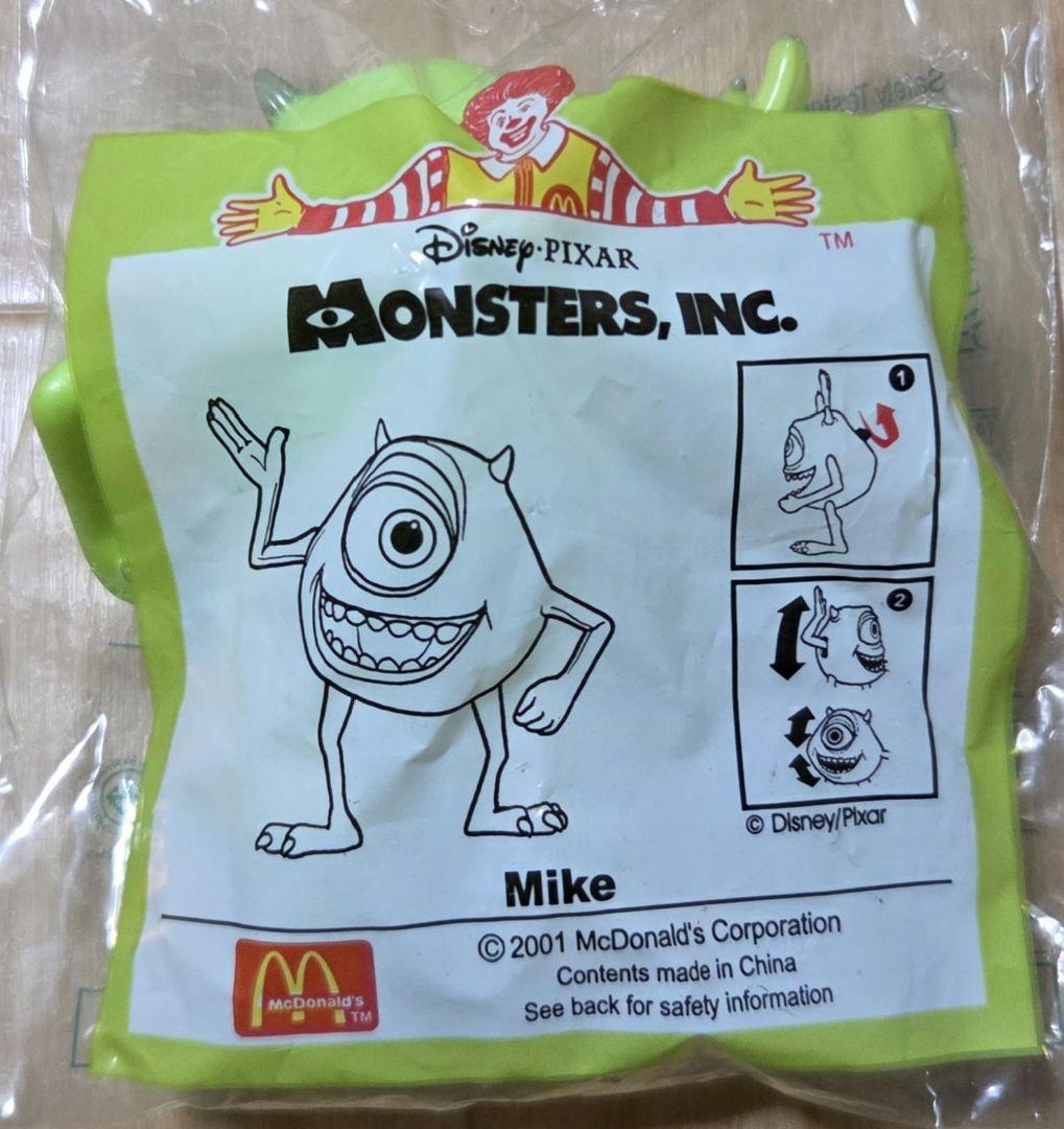 2001年製 マクドナルドハッピーセット　モンスターズ・インク フルコンプセット
