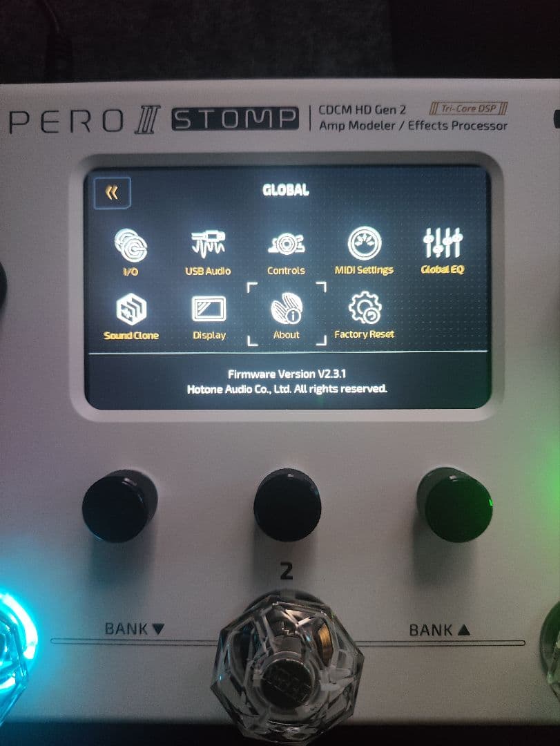 ギター HOTONE Ampero II Stomp