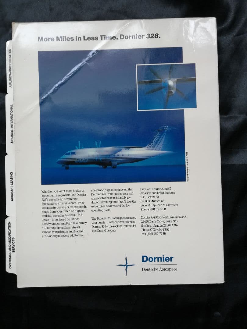【ヴィンテージ】1991/1992THE AIRLINE F DIRECTORY