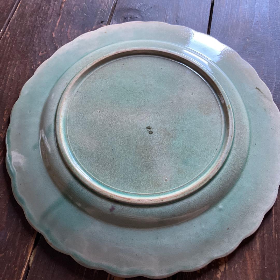 フランスアンティークバルボティーヌ　バルボ　つばめ　小鳥　マジョリカ焼き美品