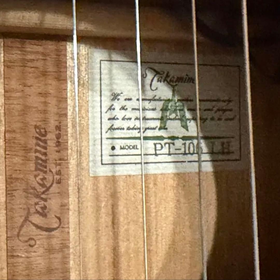 タカミネTakamine PT-106LHエレアコ アコギ左利きレフティ