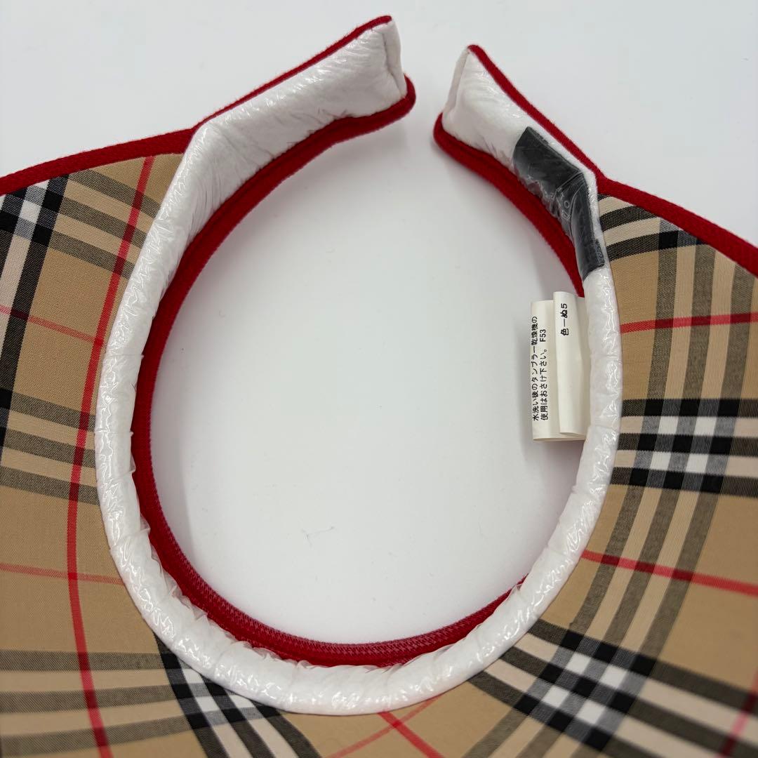 【BURBERRY GOLF】サンバイザー ゴルフウェア 刺繍 三陽商会 希少