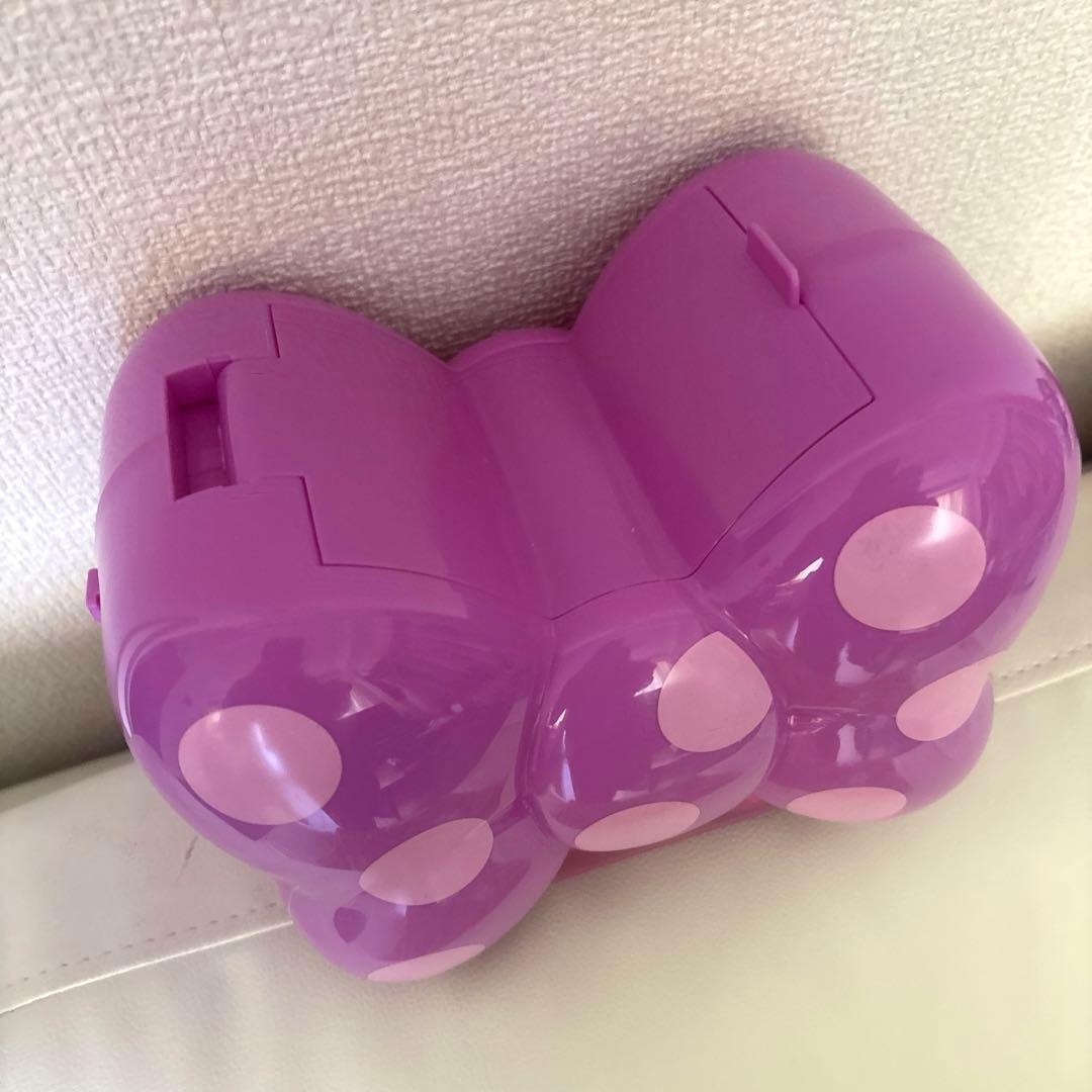 ディズニー　ポップコーンバケット　ミニー　リボン