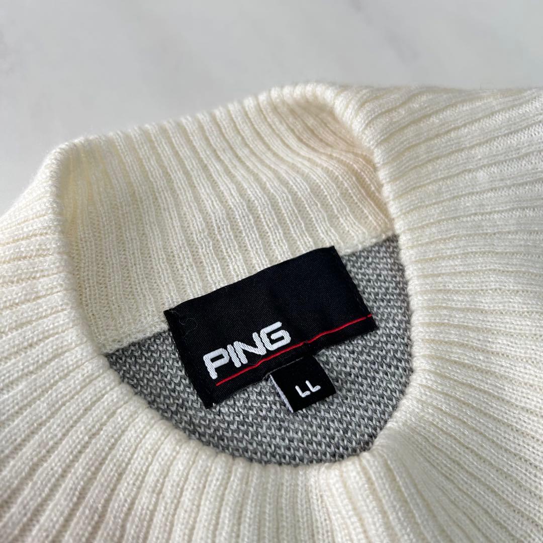 PING ピン 長袖ニットセーター ゴルフウェア スポーツ LLサイズ