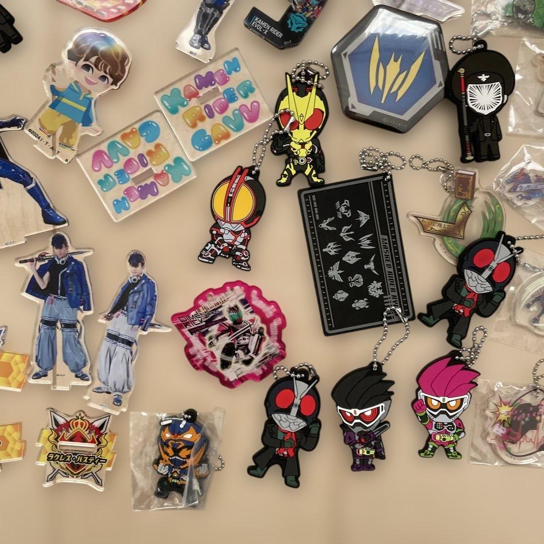 仮面ライダー　グッズまとめ売り　アクリルスタンド　アクリルキーホルダー　ラバマス