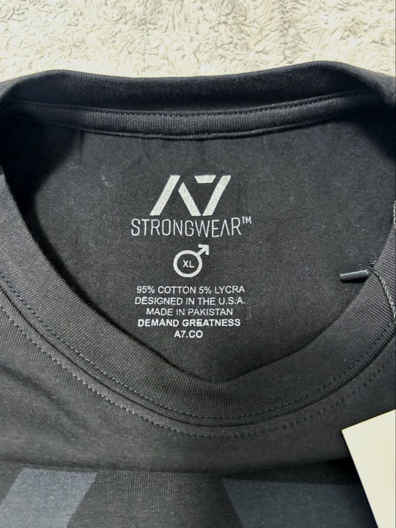 ★新品、未使用★ A7 ストロング バーグリップTシャツ XL 黒
