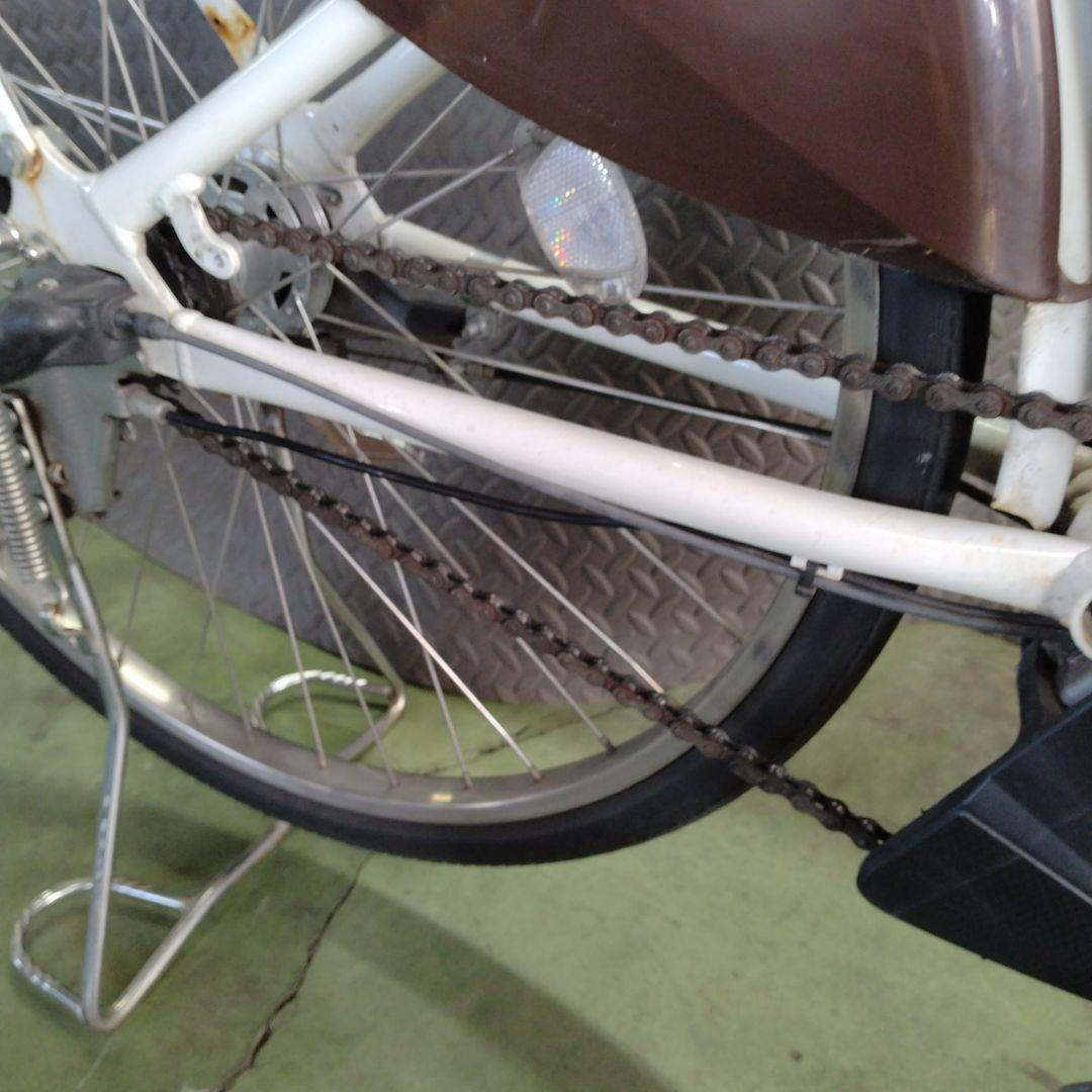 317]送料無料 ヤマハ PAS With 充電器付き 電動自転車