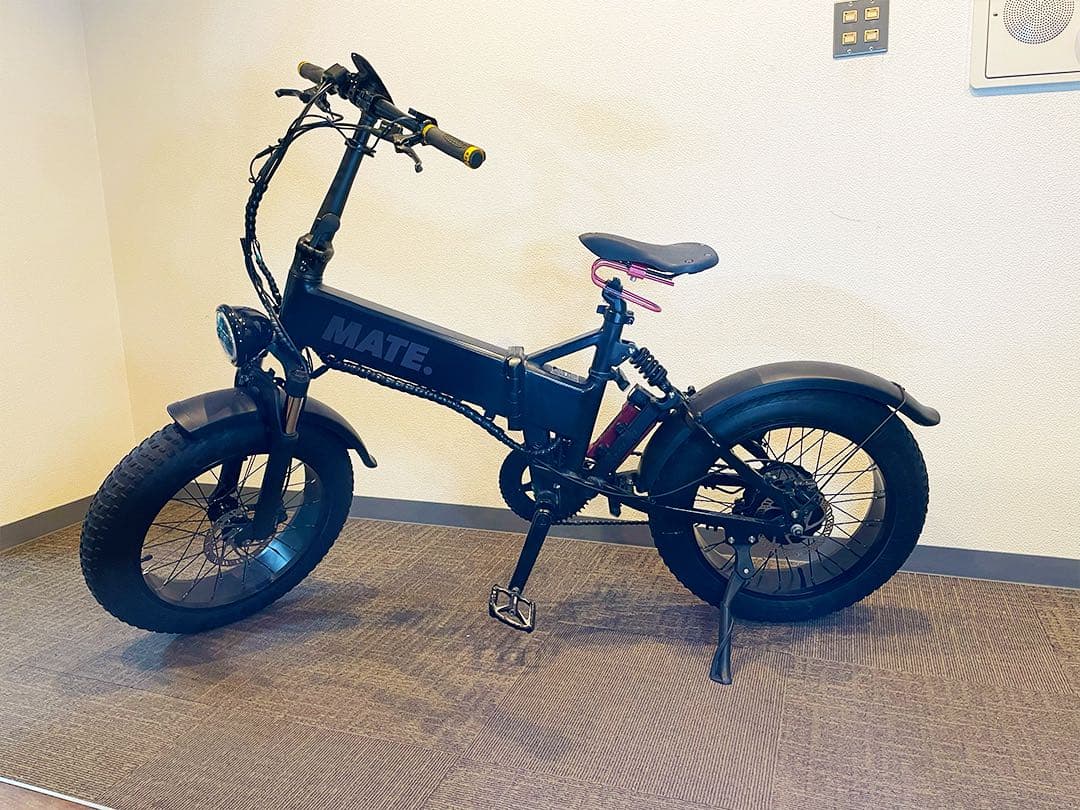 MATE 折りたたみ自転車 ブラック