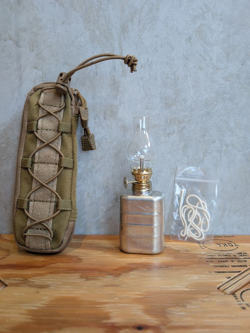 IRON LAMP CASEset　オイルランタン　替芯付き