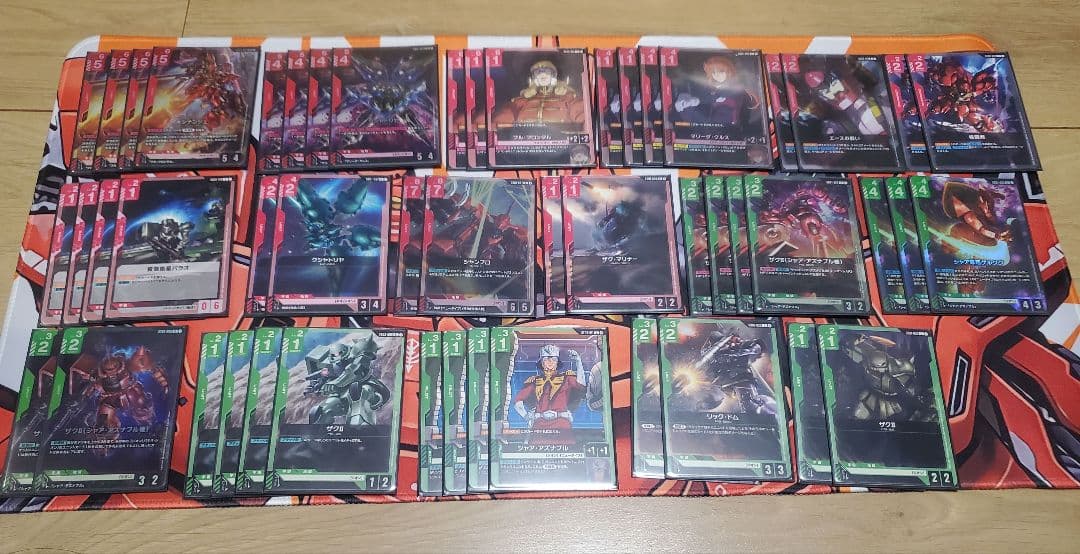 ガンダムカードゲーム プレイヤー引退品 構築済みデッキ6個 他