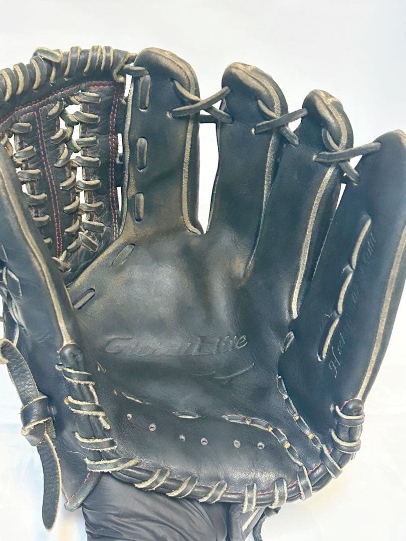 ★良型・即戦力★ グローバルエリート 硬式 内野用グローブ 浅め オイルメンテ済