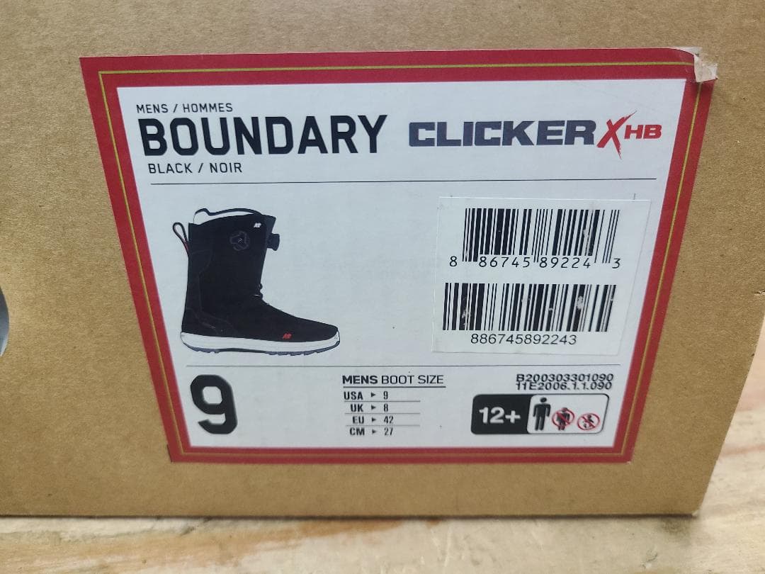 スノーボード 27 K2 BOUNDARY CLICKER XHB