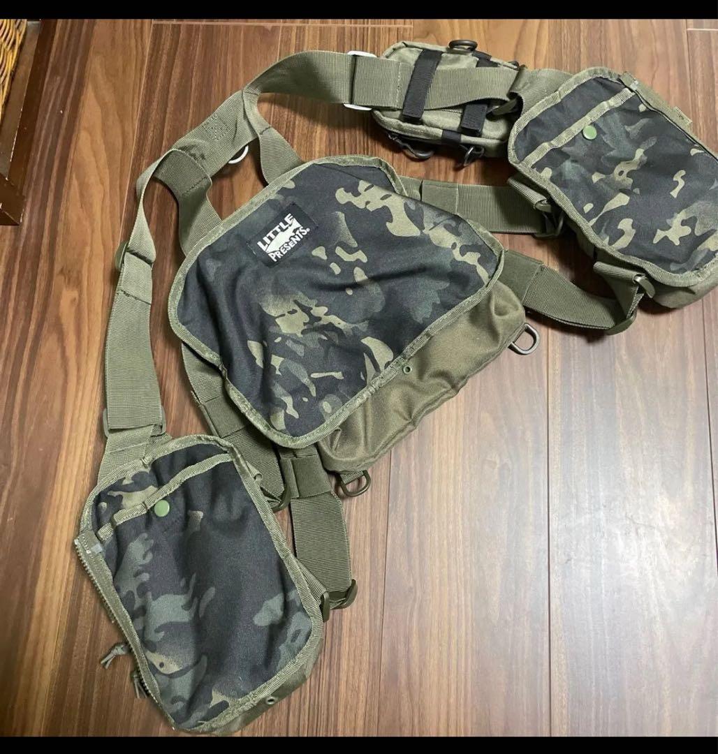 リトルプレゼンツストラップベスト ネオ V-23 オリーブ