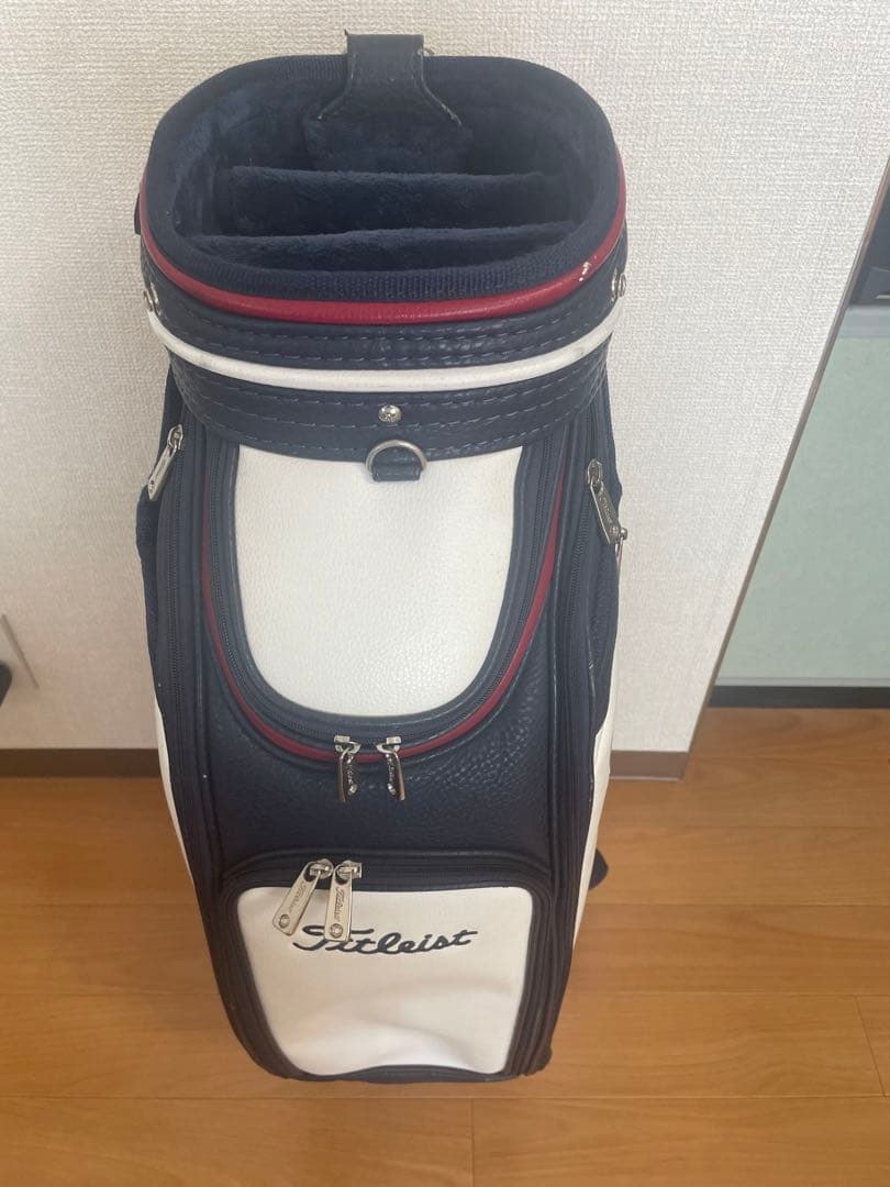 Titleist ゴルフバッグ ネイビー/ホワイト