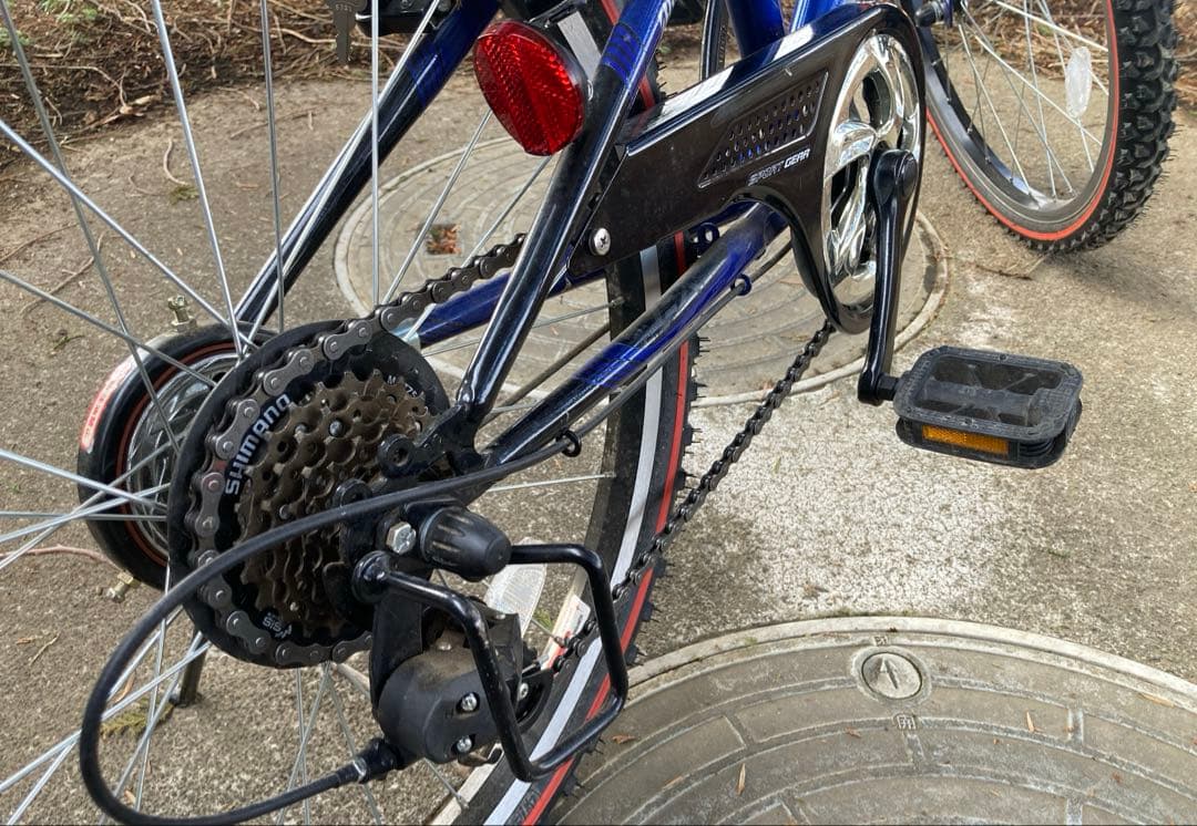 【引取のみ】ブリヂストン ジュニア 子供用自転車 青