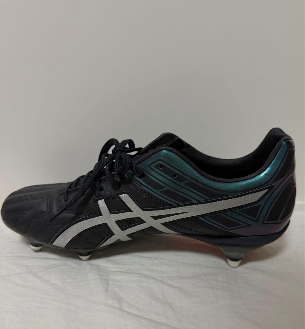 asics アシックス　ラグビー　スパイク　28cm ブラック×シルバー