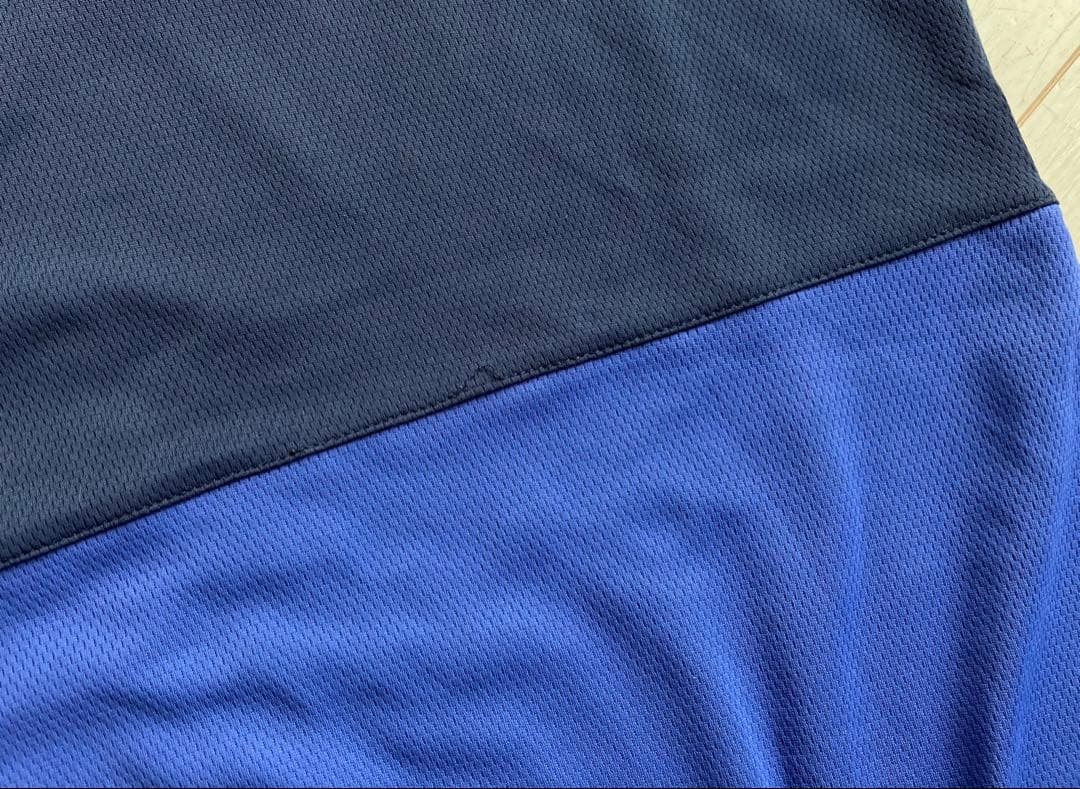 FILAフィラ＊美品ショートパンツとロイヤルブルー×紺の切り替えトップス上下