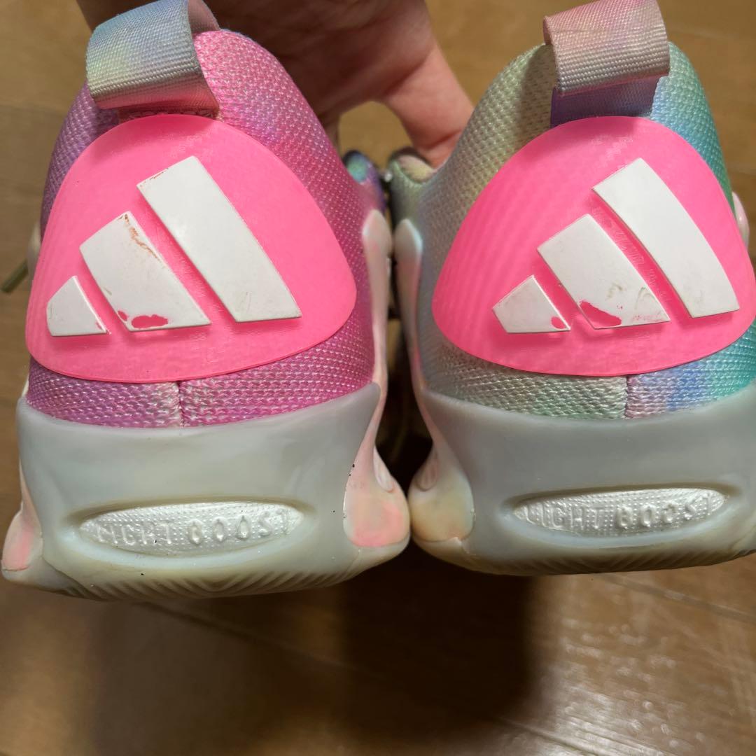 adidas バスケットシューズ 多色使い