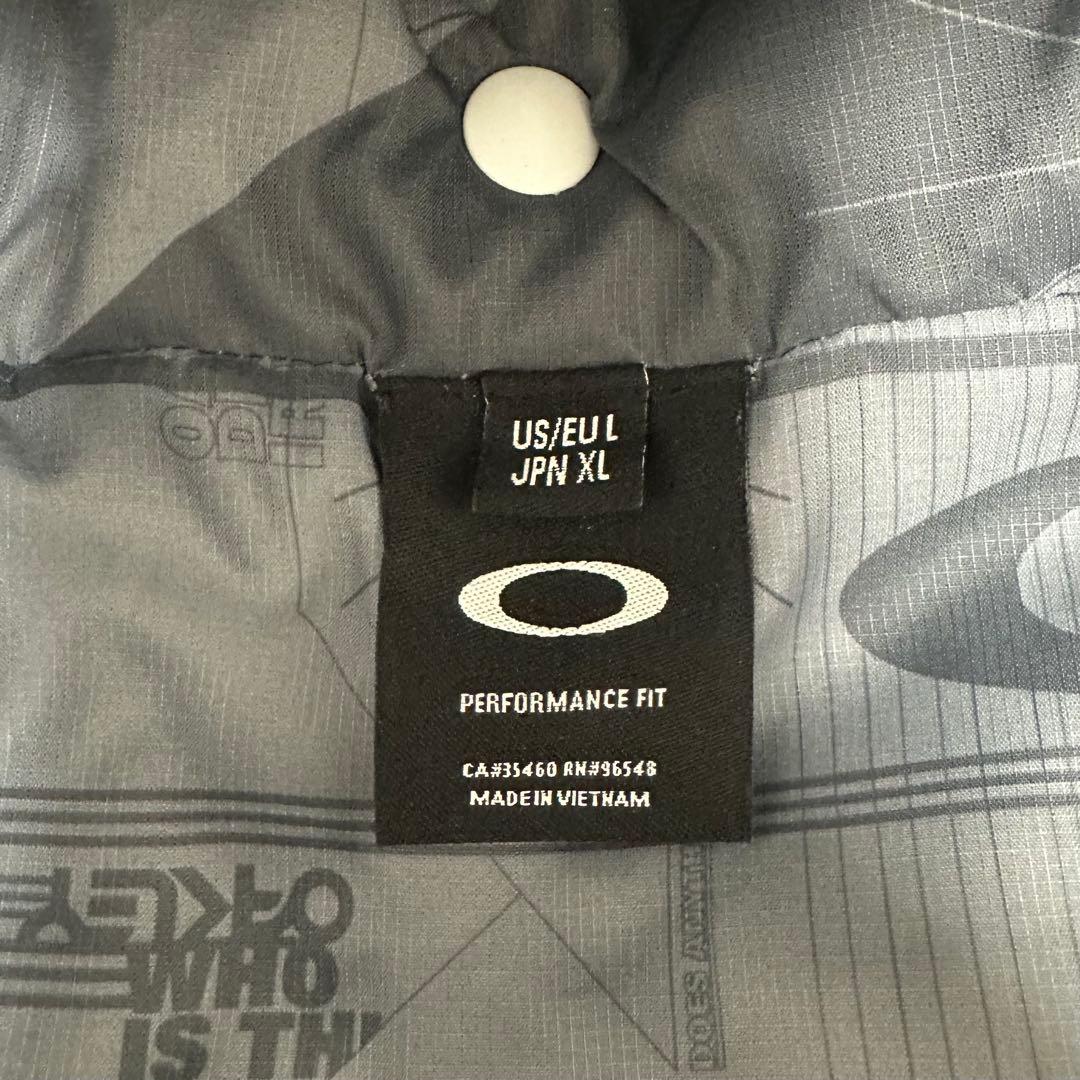 【美品】OAKLEY オークリー ゴルフ フード付き 2WAYジャケット XL