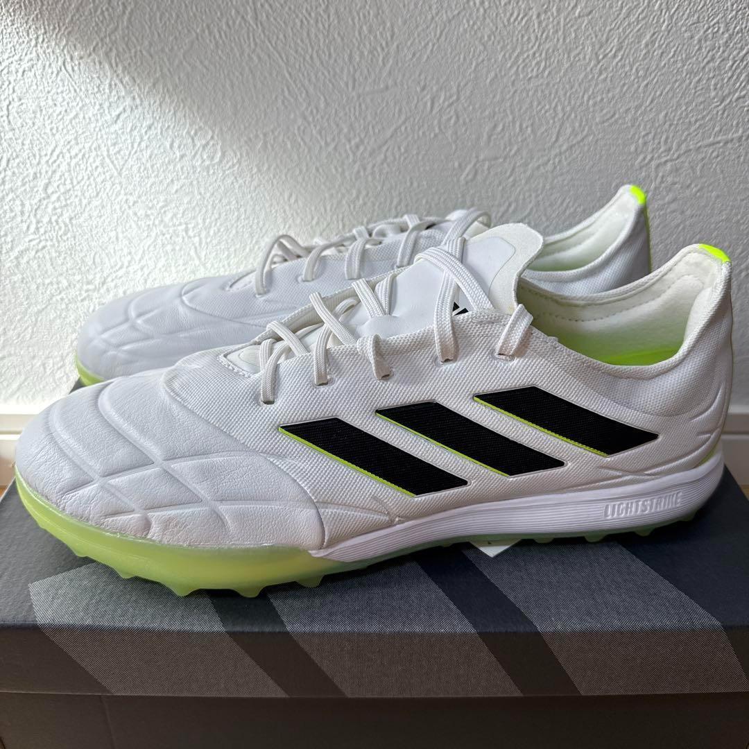新品　adidas コパピュア　サッカー　トレシュー　メンズ　白　黒　26.5