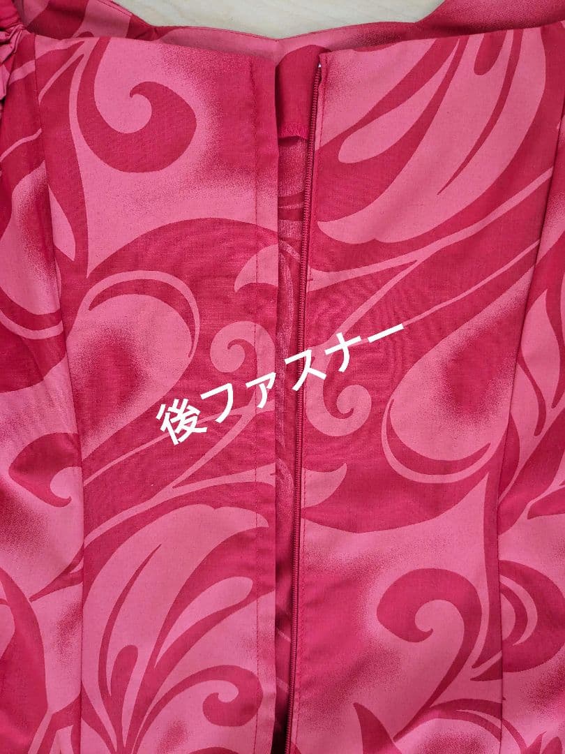 ✨美品✨ ハワイアン ドレス フラダンス ムームー 赤