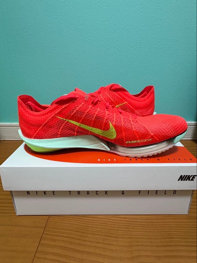【2/14値下げ】NIKE エアズームヴィクトリー2 オレンジ27cm