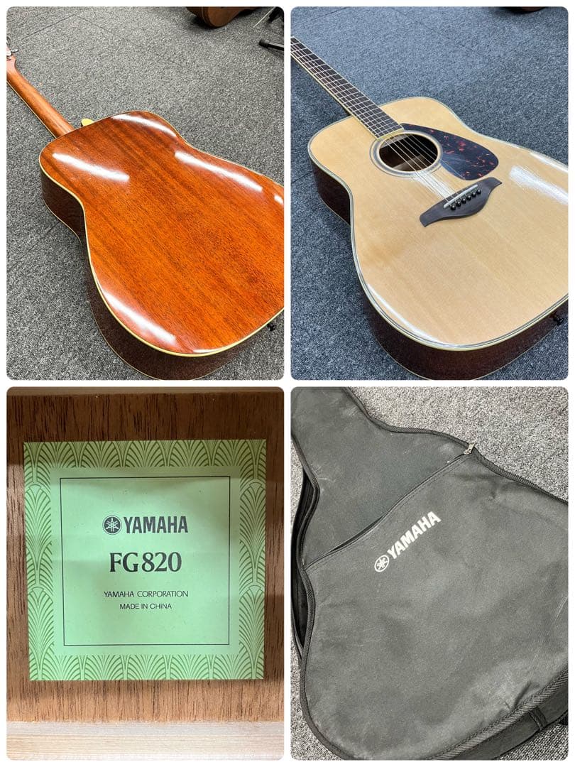 ⑲④⑤⑨追加【11565】YAMAHA FG820 アコースティックギター