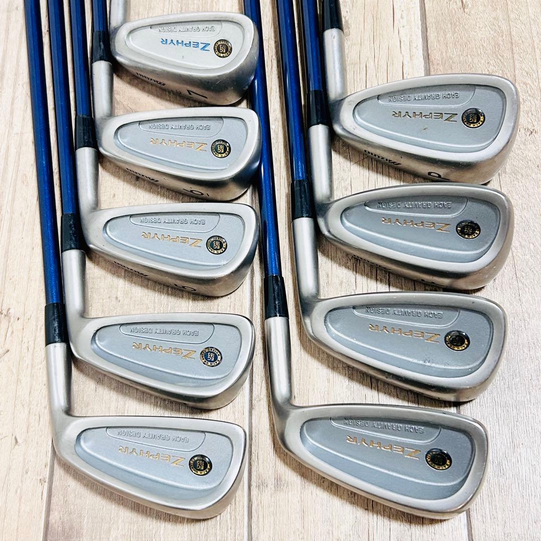 MIZUNO ゼファー EG-185 TF-2620 アイアンセット 9本set