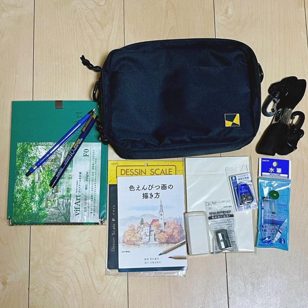 新品未使用★マルマン ヴィフアール 色鉛筆 スターターセット 野村重存 監修