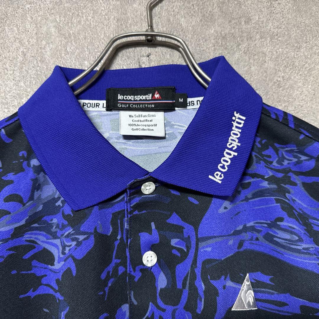 le coq sportif golf ルコック 総柄 半袖 ポロシャツ ウェア