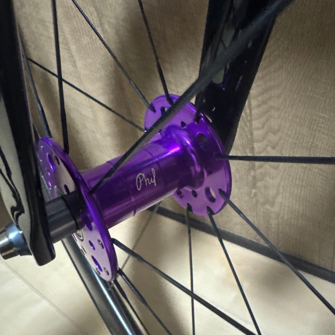 philwood pro track hub パープル