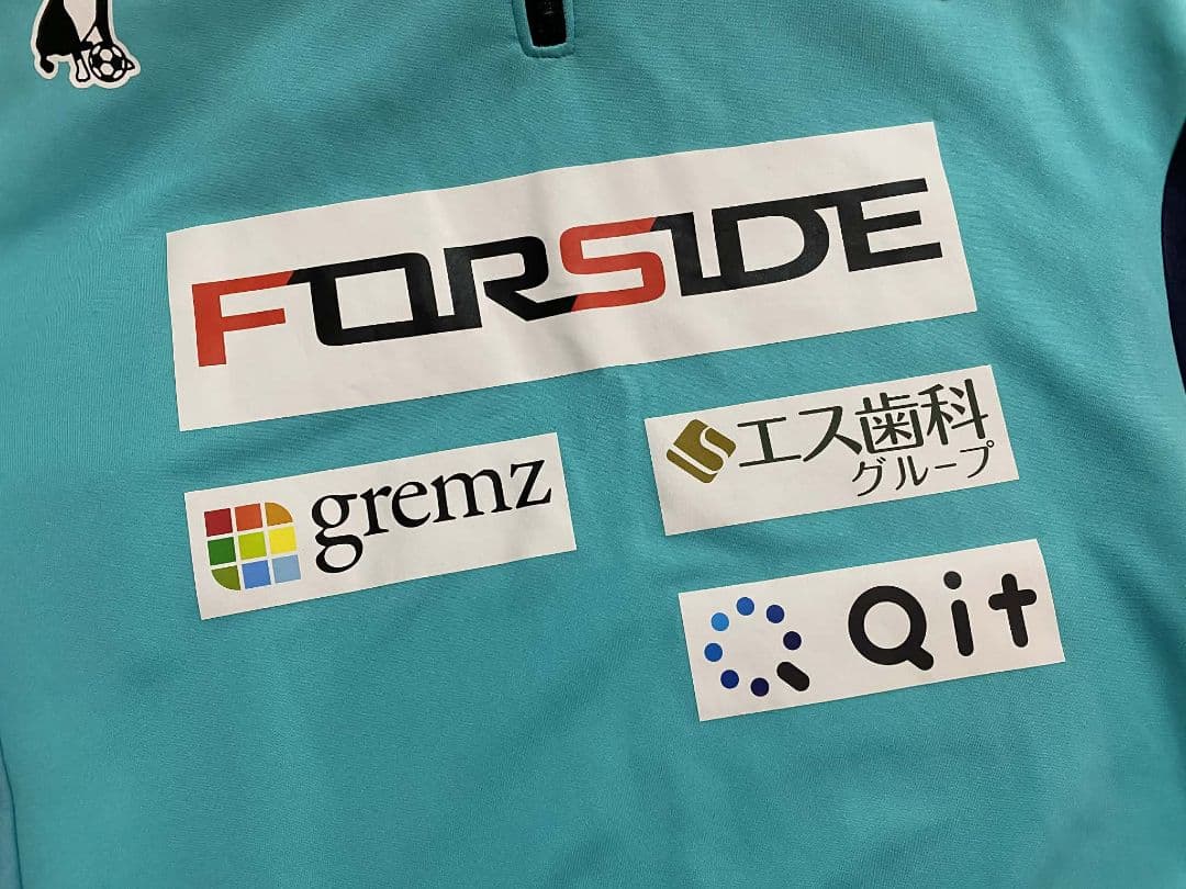 横浜FC 2023 ハーフジップ ジャケット ユニフォーム 長袖 支给品
