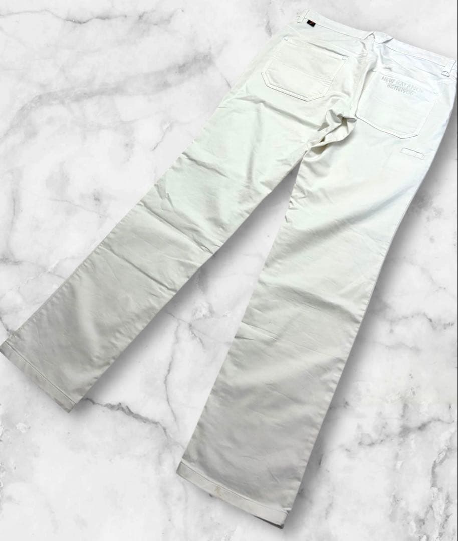 New Balance Golf ホワイト スリムフィット パンツ SIZE L