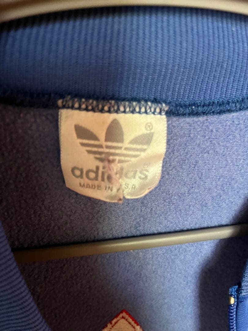 80s adidas アディダス　トラックジャケット トレフォイルロゴ ジャージ