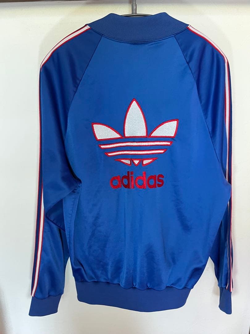 80s adidas アディダス　トラックジャケット トレフォイルロゴ ジャージ