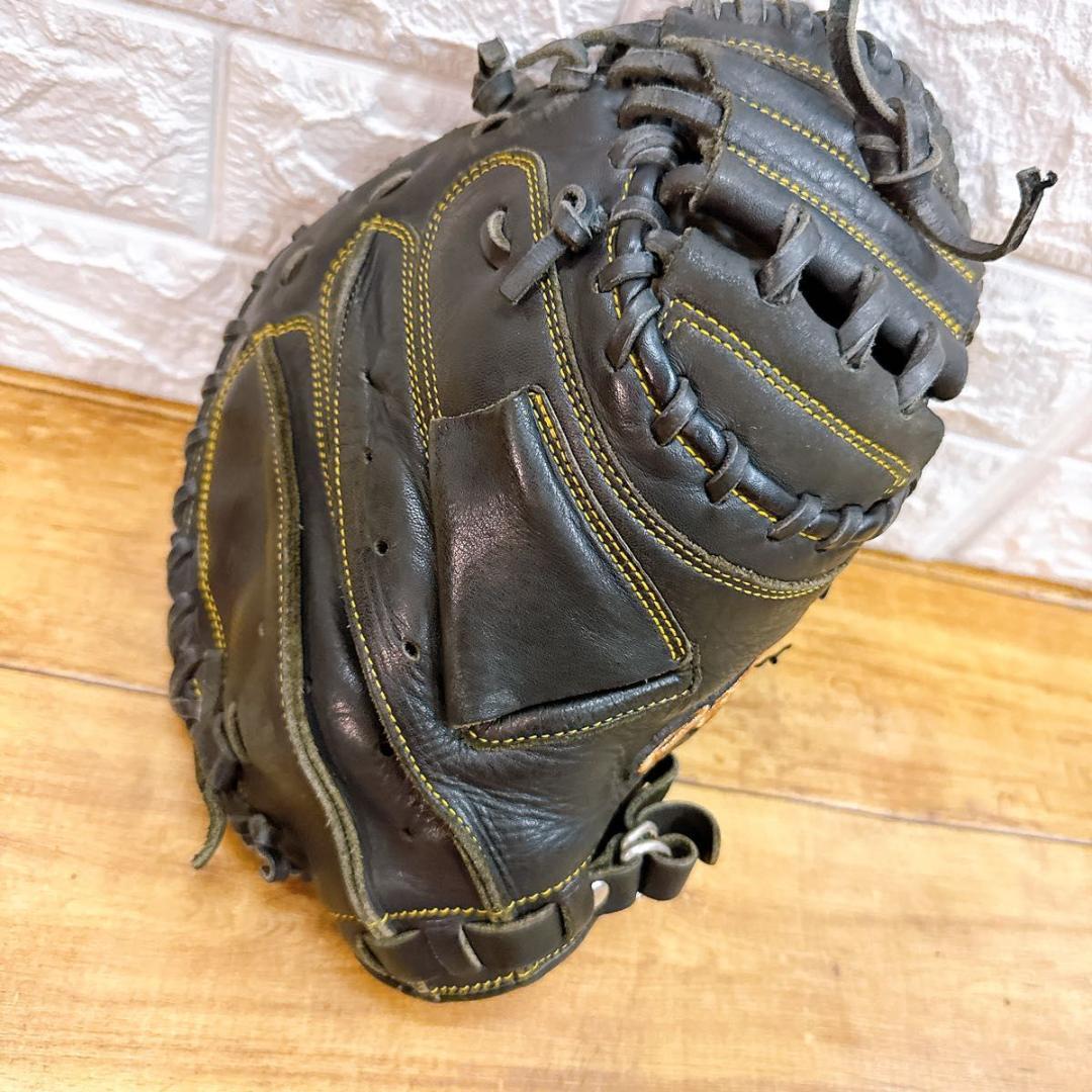 アシックス キャッチャーミット 軟式 グローブ　少年用 グラブ ブラック