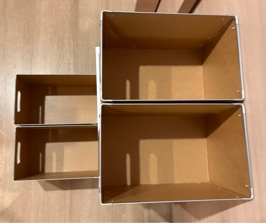 【送料込美品】MUJIスタッキングシェルフセット ３段×2列 オーク材